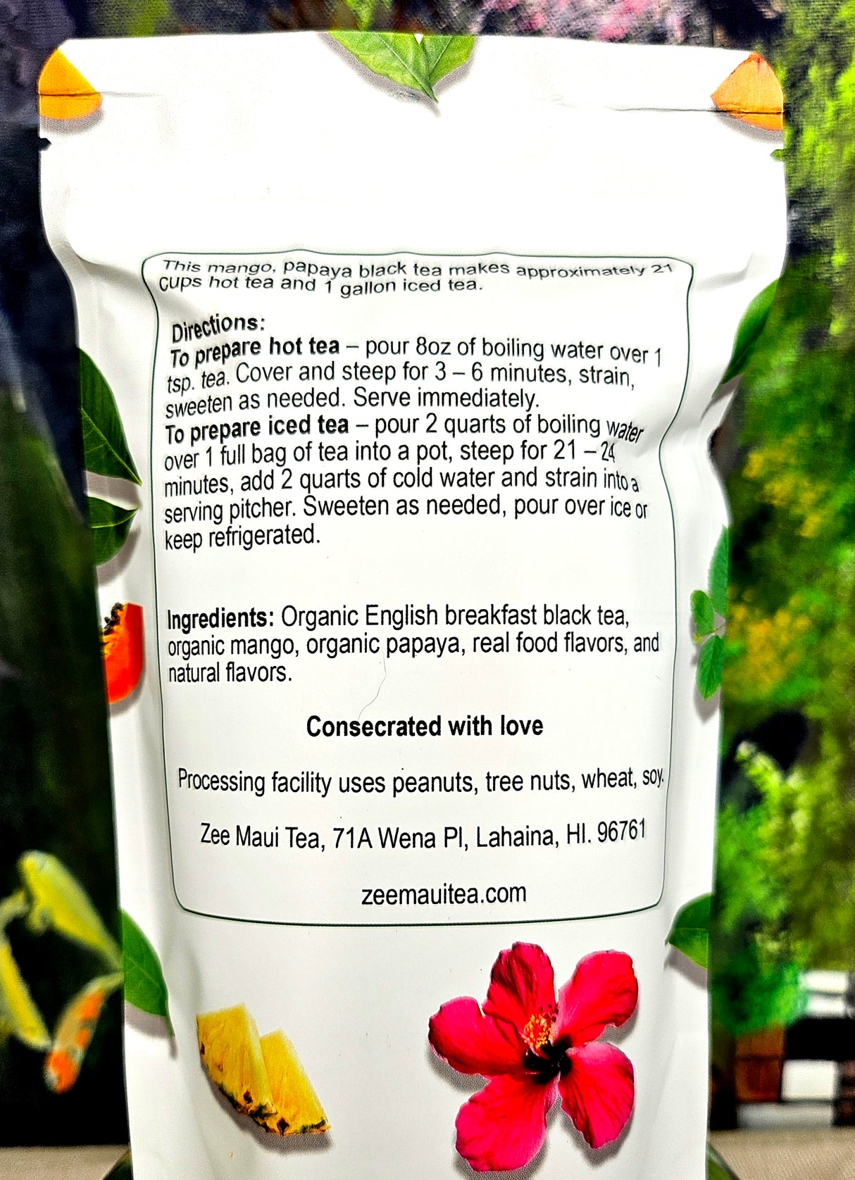 Mango Me Up Papaya Caffeinated Black Tea