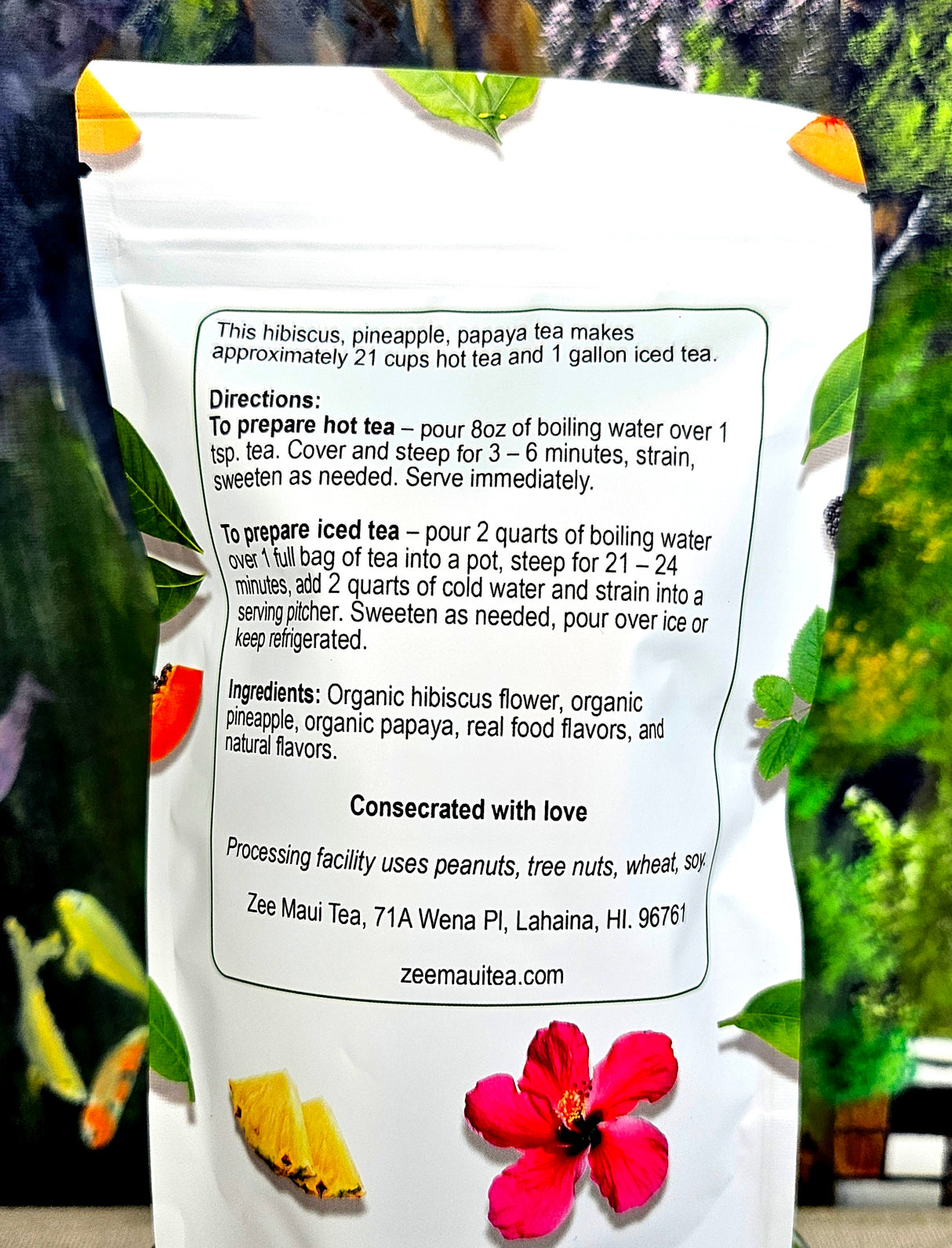 Hawaiian Fruit-biscus Delight Caffeine Free Herbal Tea