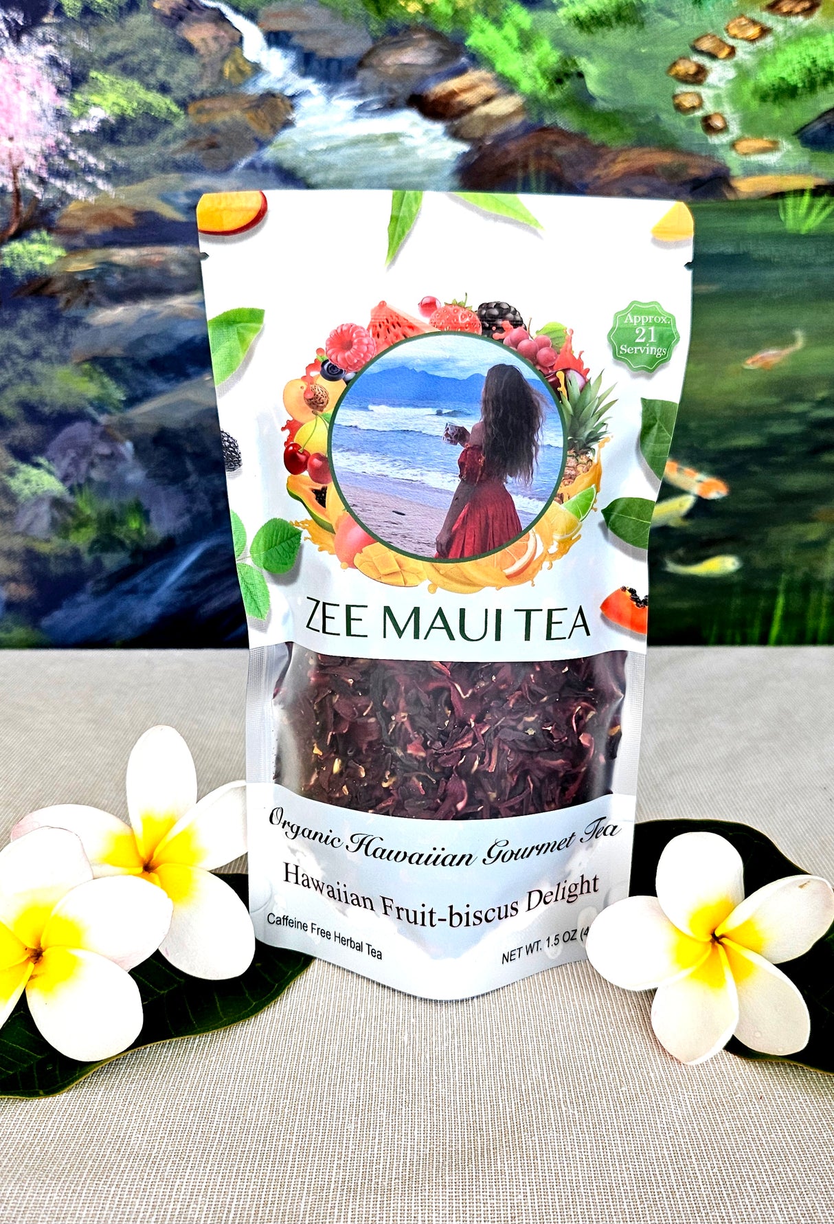 Hawaiian Fruit-biscus Delight Caffeine Free Herbal Tea